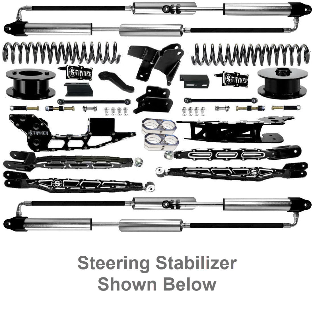 6" Ram 3500 4-Link Lift Kit for 2019 TO 2025 DODGE RAM HEAVY DUTY