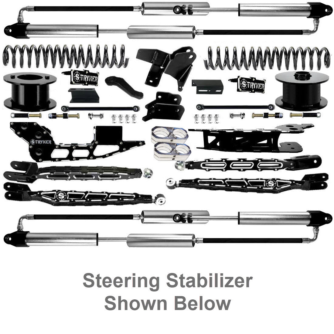 8" Ram 2500 4-Link Lift Kit for 2014 TO 2018 DODGE RAM HEAVY DUTY