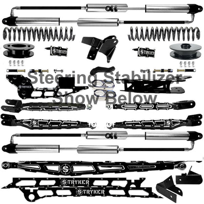 4" Ram 3500 4-Link Lift Kit 2019 TO 2025 DODGE RAM HEAVY DUTY