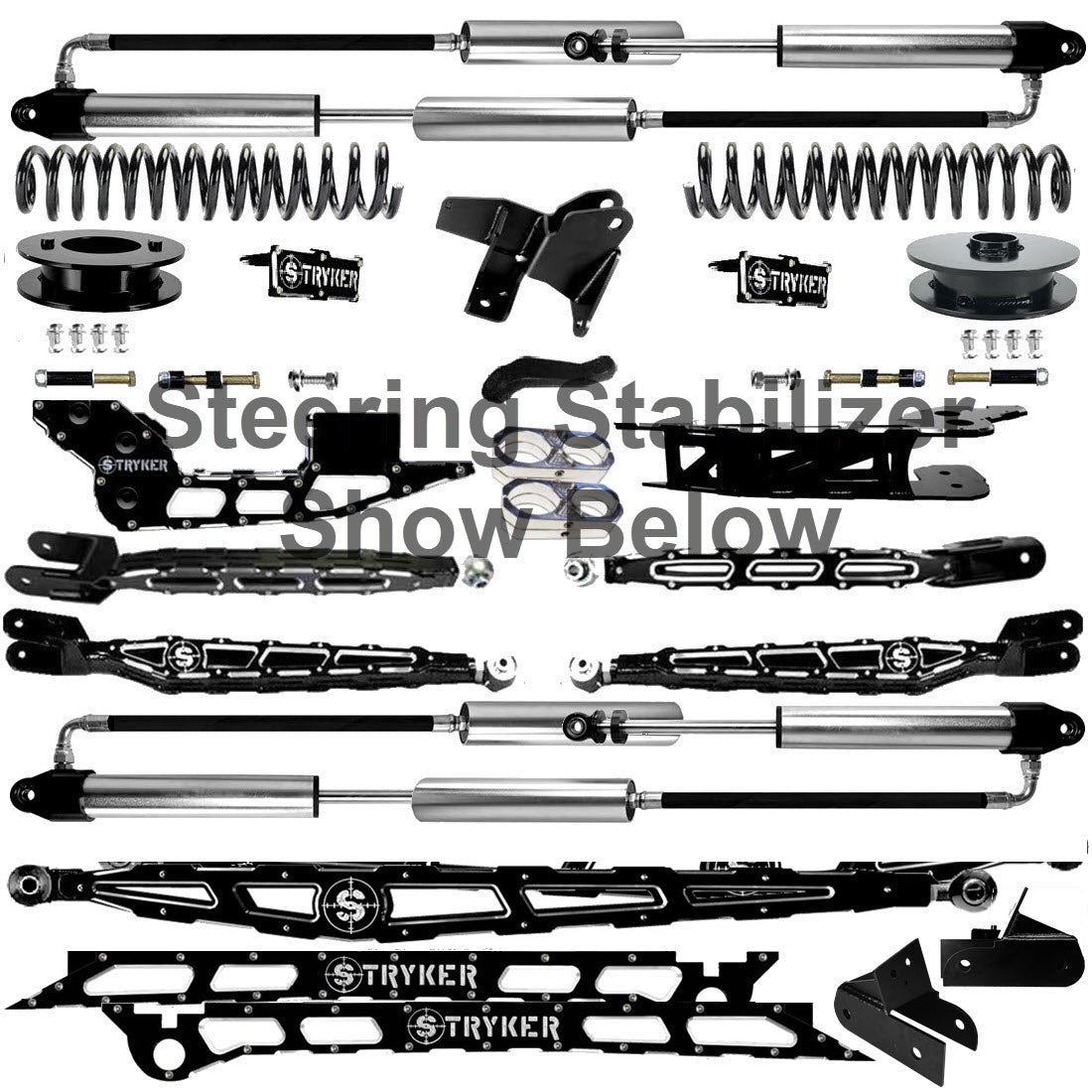4" Ram 2500 Lift Kit 4-Link 2019 TO 2025 DODGE RAM HEAVY DUTY