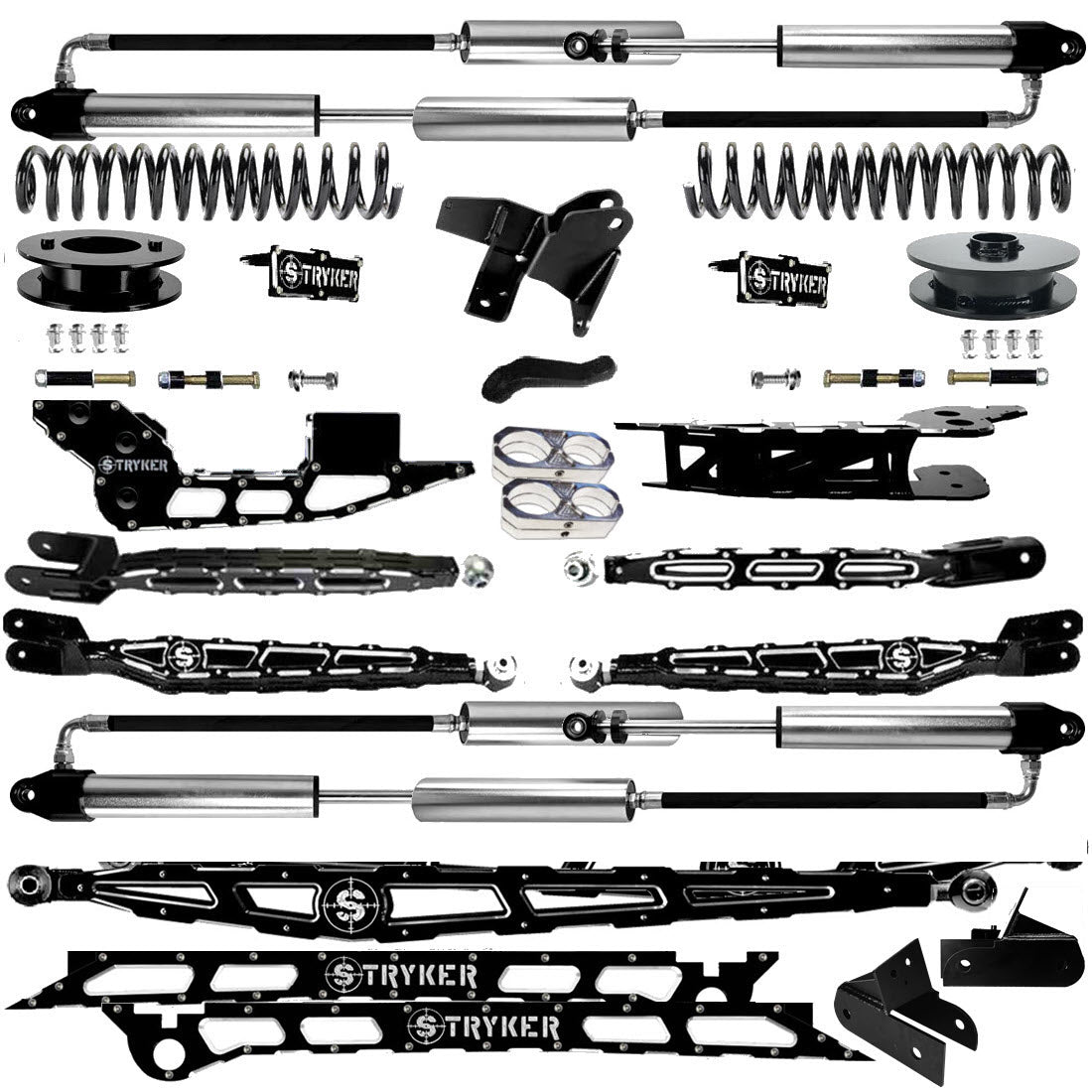 4" Ram 2500 Lift Kit 4-Link 2019 TO 2025 DODGE RAM HEAVY DUTY