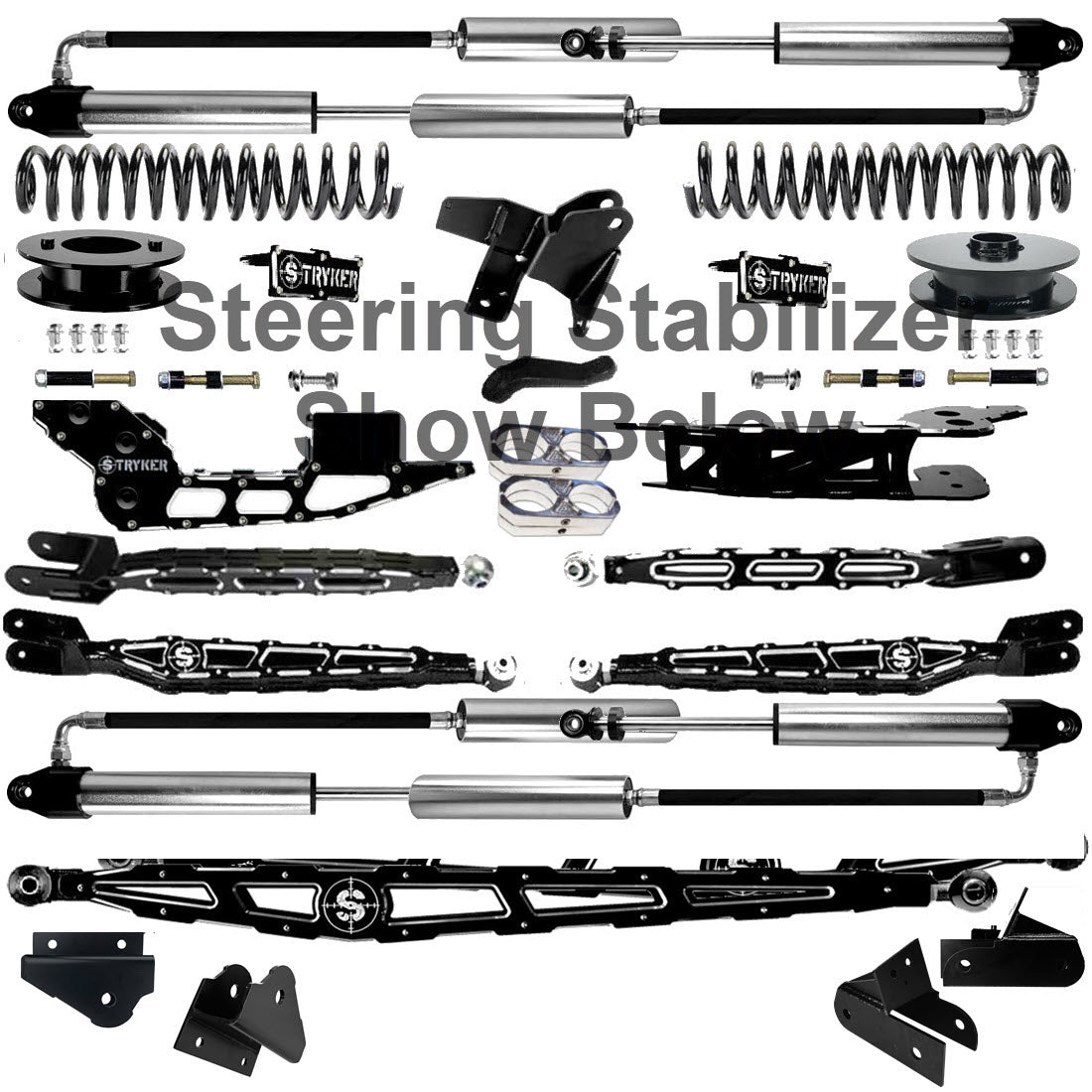 4" Ram 3500 4-Link Lift Kit 2019 TO 2025 DODGE RAM HEAVY DUTY