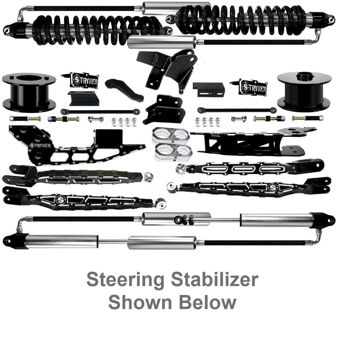 8" Ram 2500 4-Link Lift Kit for 2014 TO 2018 DODGE RAM HEAVY DUTY