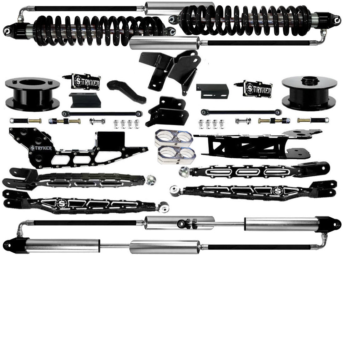 6" Ram 3500 4-Link Lift Kit for 2019 TO 2025 DODGE RAM HEAVY DUTY