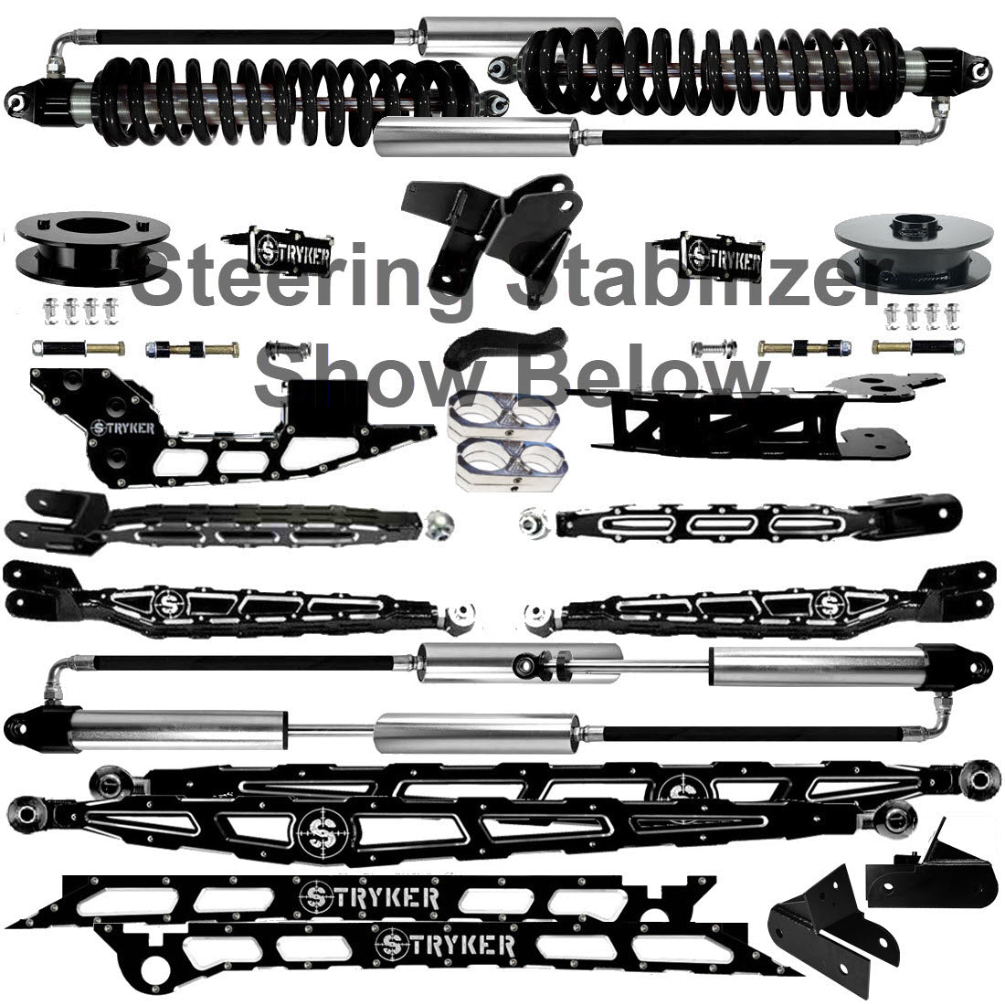 4" Ram 3500 4-Link Lift Kit 2019 TO 2025 DODGE RAM HEAVY DUTY