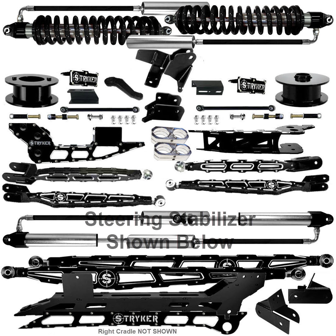 6" Ram 2500 4-Link Lift Kit for 2019 TO 2025 DODGE RAM HEAVY DUTY