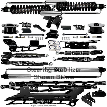 6" Ram 3500 4-Link Lift Kit for 2019 TO 2025 DODGE RAM HEAVY DUTY