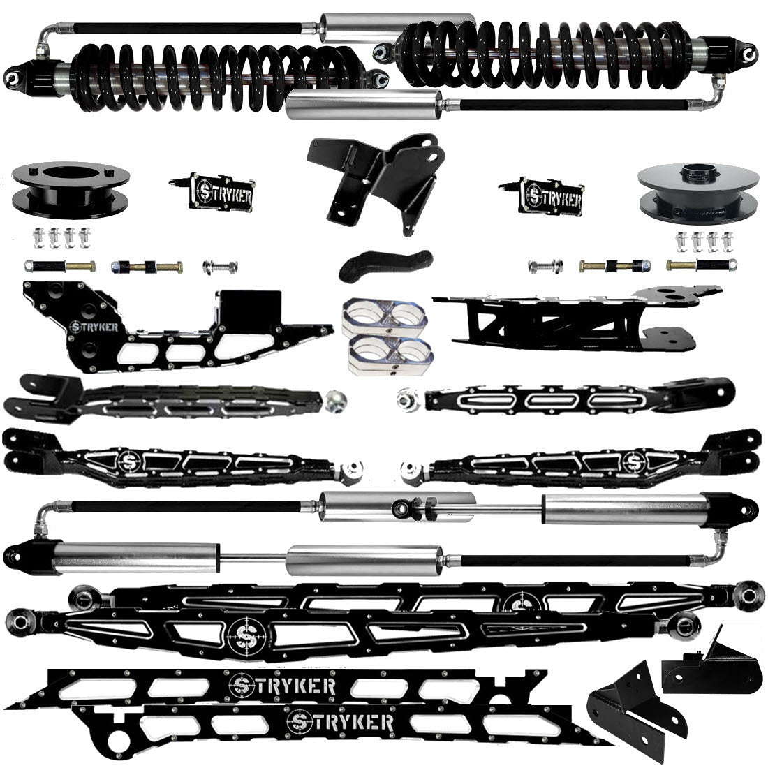 4" Ram 2500 Lift Kit 4-Link 2019 TO 2025 DODGE RAM HEAVY DUTY