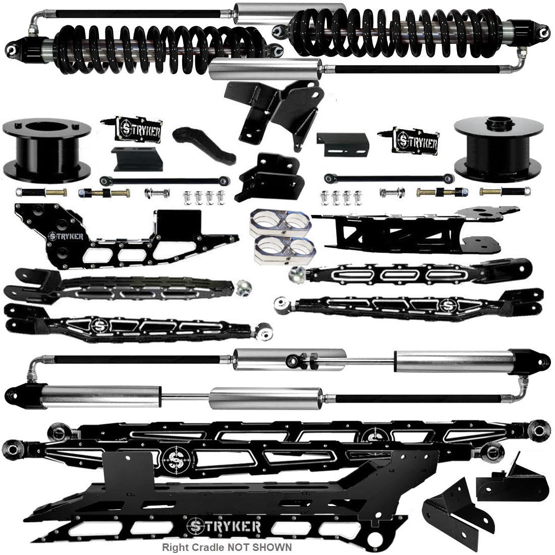 8" Ram 2500 4-Link Lift Kit for 2019 TO 2025 DODGE RAM HEAVY DUTY