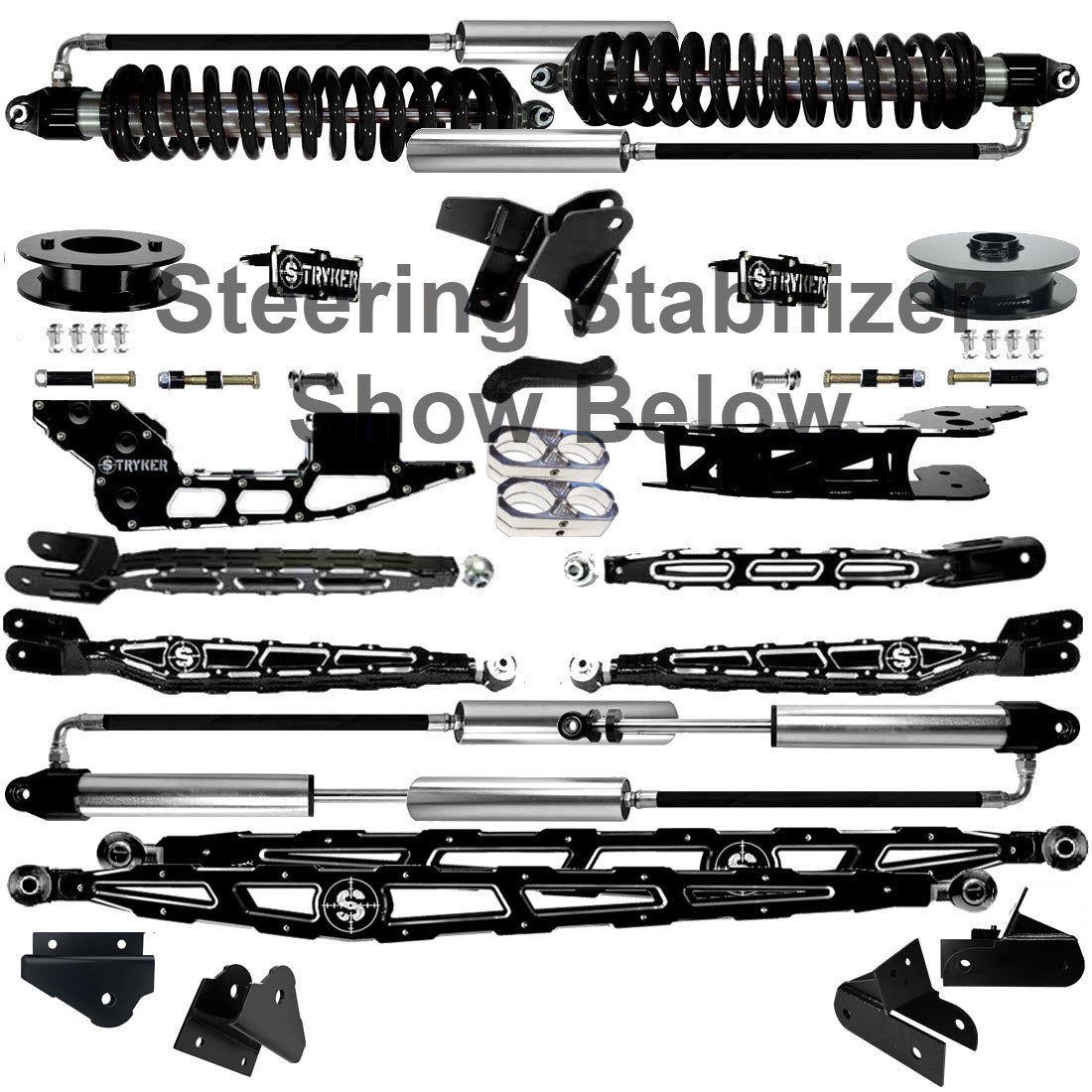 4" Ram 3500 4-Link Lift Kit 2019 TO 2025 DODGE RAM HEAVY DUTY