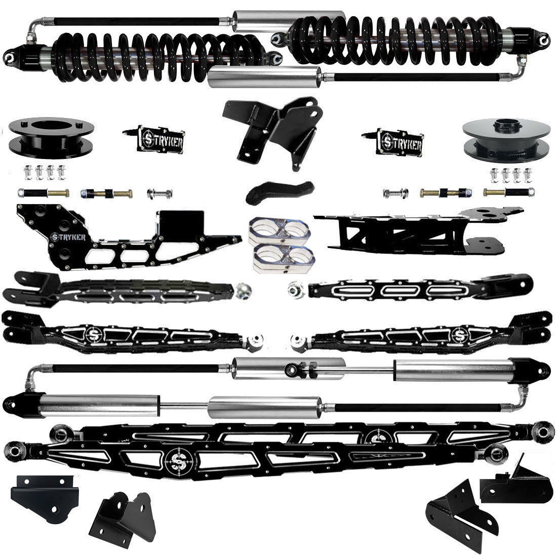 4" Ram 3500 4-Link Lift Kit 2019 TO 2025 DODGE RAM HEAVY DUTY