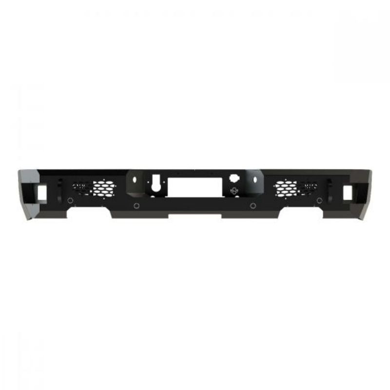 Ranch Hand Midnight Series Rear Bumper Fits Select 19-22 Chevrolet/GMC Silverado 1500 Model MBC19HBMSL