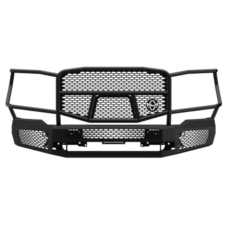 Ranch Hand Midnight Series Front Bumper W/ Grille Guard Fits Select 20-23 GMC Sierra 2500 HD/3500 HD Model MFG201BM1