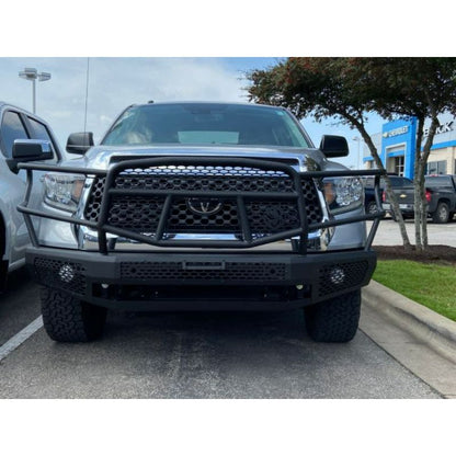 Ranch Hand Midnight Series Front Bumper W/ Grille Guard Fits Select 14-21 Toyota Tundra Model MFT14HBM1