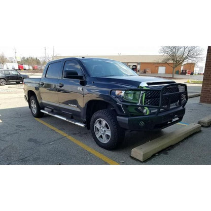 Ranch Hand Midnight Series Front Bumper W/ Grille Guard Fits Select 14-21 Toyota Tundra Model MFT14HBM1