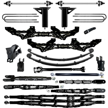 LONG ARM 14" F250 F350 4-LINK "NEW CRADLE" LIFT KIT 2023 to 2026 SUPER DUTY