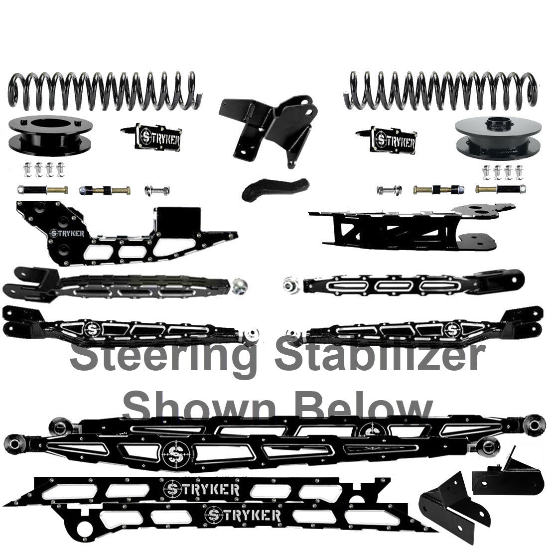 4" Ram 2500 Lift Kit 4-Link 2019 TO 2025 DODGE RAM HEAVY DUTY