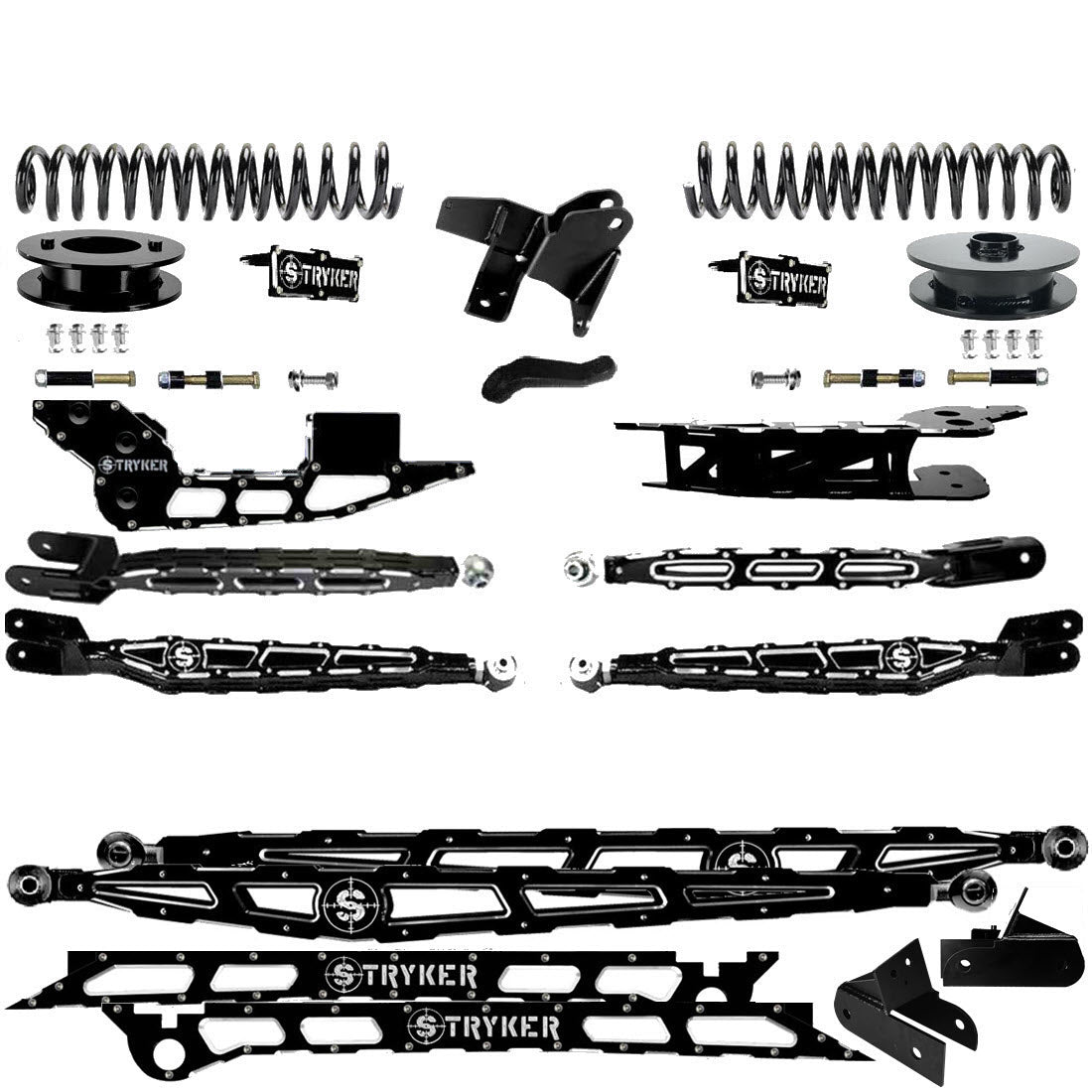4" Ram 3500 4-Link Lift Kit 2019 TO 2025 DODGE RAM HEAVY DUTY