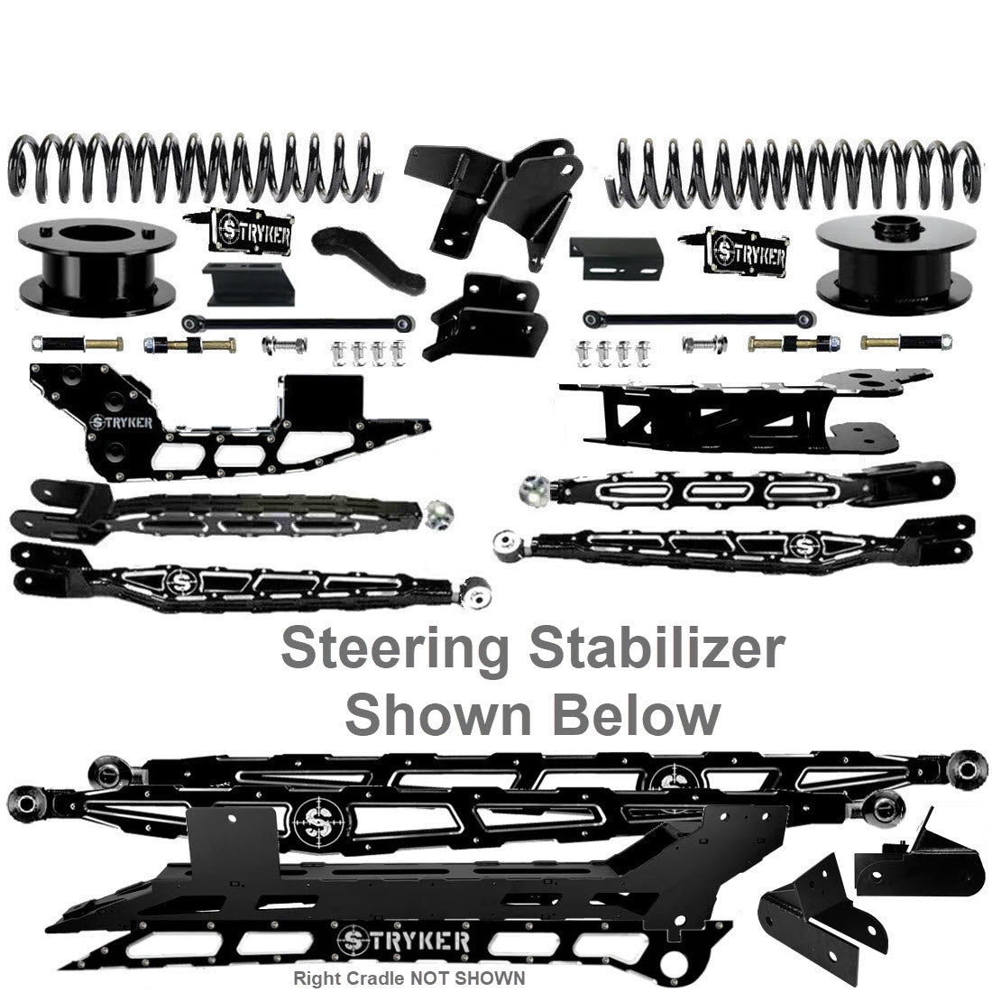 6" Ram 2500 4-Link Lift Kit for 2019 TO 2025 DODGE RAM HEAVY DUTY