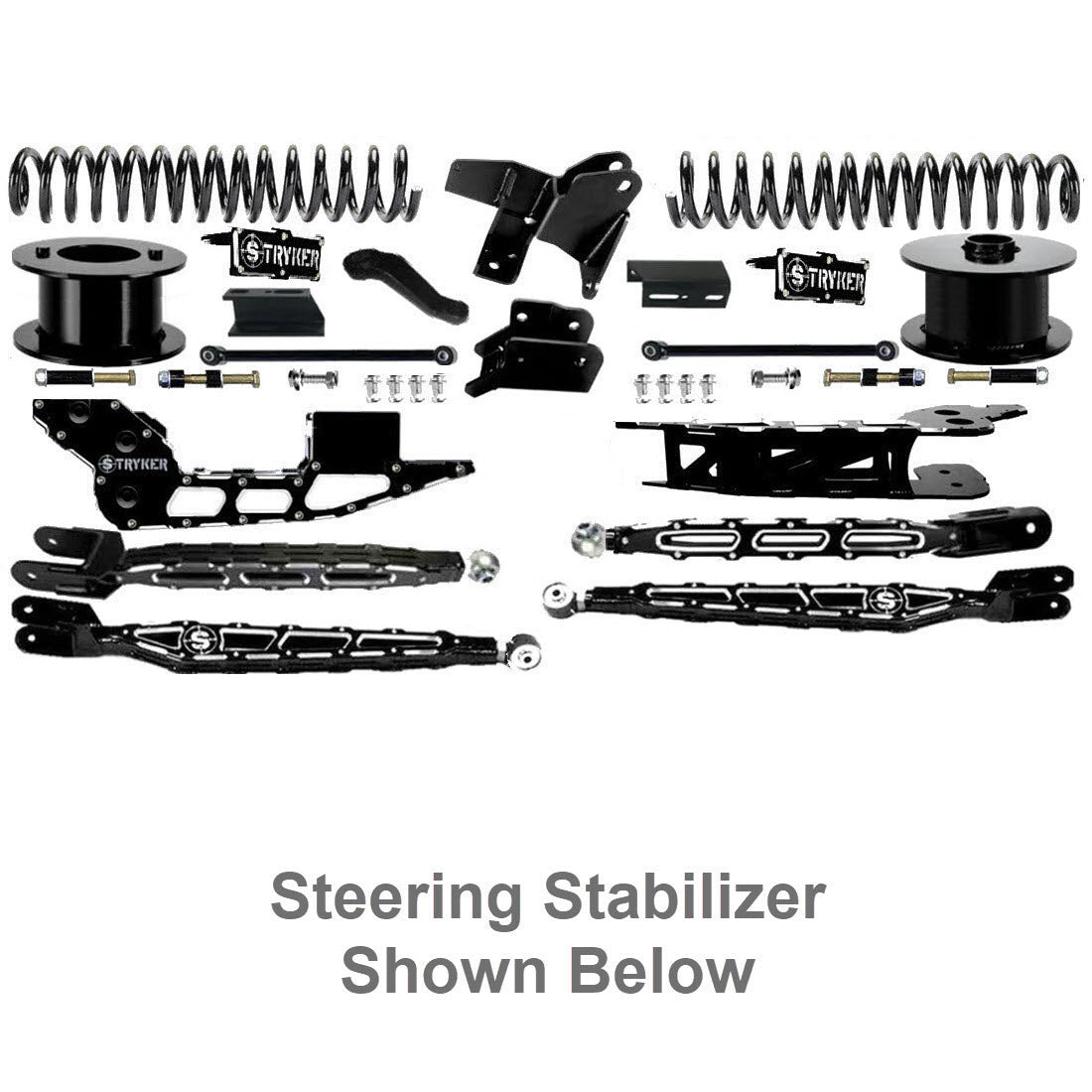 8" Ram 2500 4-Link Lift Kit for 2014 TO 2018 DODGE RAM HEAVY DUTY