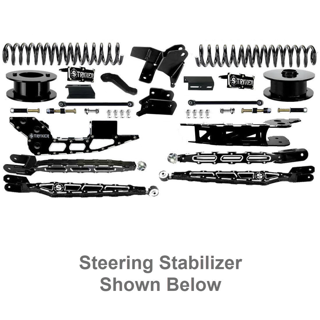 6" Ram 3500 4-Link Lift Kit for 2019 TO 2025 DODGE RAM HEAVY DUTY
