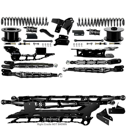 8" Ram 2500 4-Link Lift Kit for 2019 TO 2025 DODGE RAM HEAVY DUTY