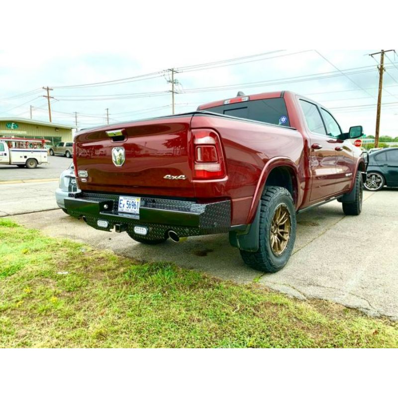 Ranch Hand Sport Series Rear Bumper Fits Select 19-24 Ram 1500 Model SBD19HBLSLE