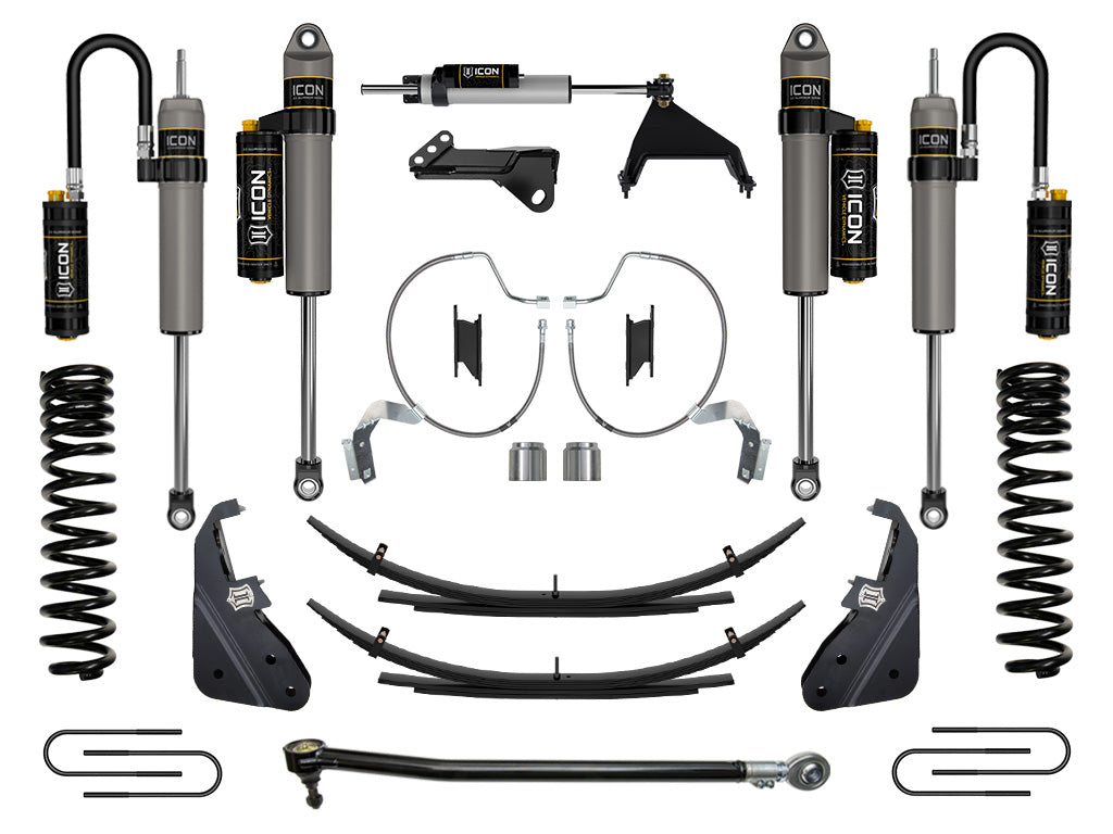 ICON 2023-2025 Ford F-250/F-350 Super Duty 4WD, Gas, 4.5" Lift, Stage 5 Suspension System w/ Expansion Packs