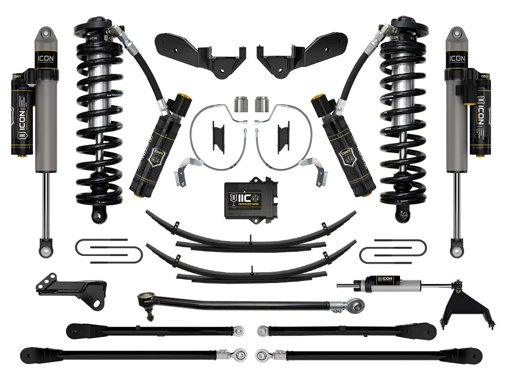 ICON 2023-2025 Ford F-250/F-350 Super Duty 4WD, 4-5.5" Lift, Stage 8 Coilover Conversion System w/ Expansion Packs