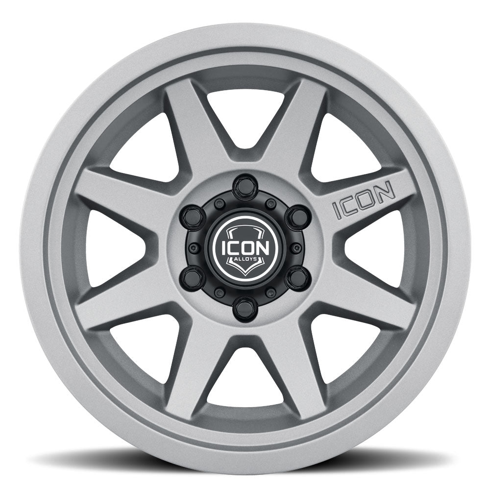ICON Alloys Rebound SLX, Charcoal, 17 x 8.5 / 6 x 135, 6mm Offset, 5" BS