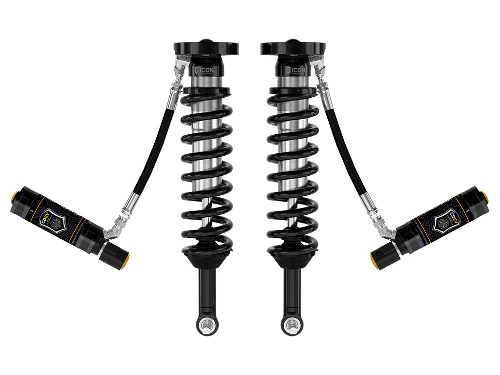 ICON 2023-2024 GMC Canyon/Chevrolet Colorado Trail Boss, 2.5 Series Coilover Kit, Remote Reservoir w/ CDEV
