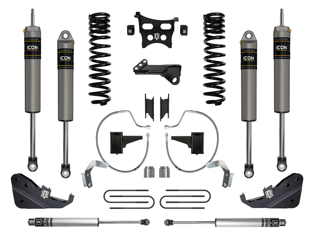 ICON 2023-2025 Ford F-250/F-350 Super Duty 4WD, Diesel, 4.5" Lift, Stage 3 Suspension System