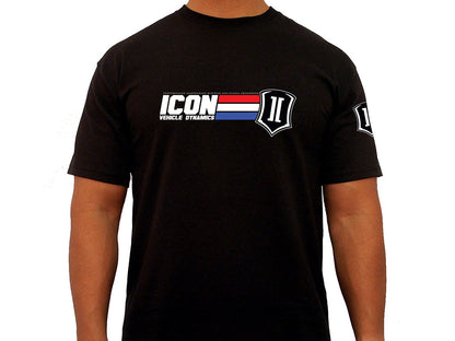 ICON GI-Logo Tee – Black, Large
