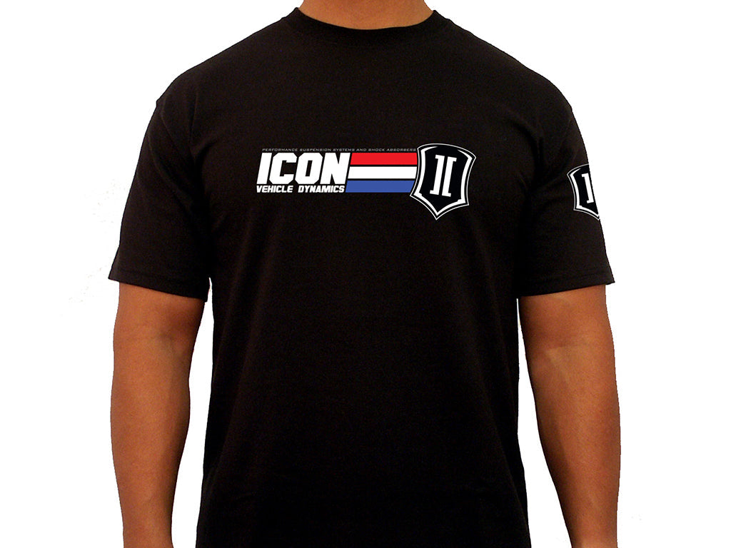 ICON GI-Logo Tee – Black, XXXL