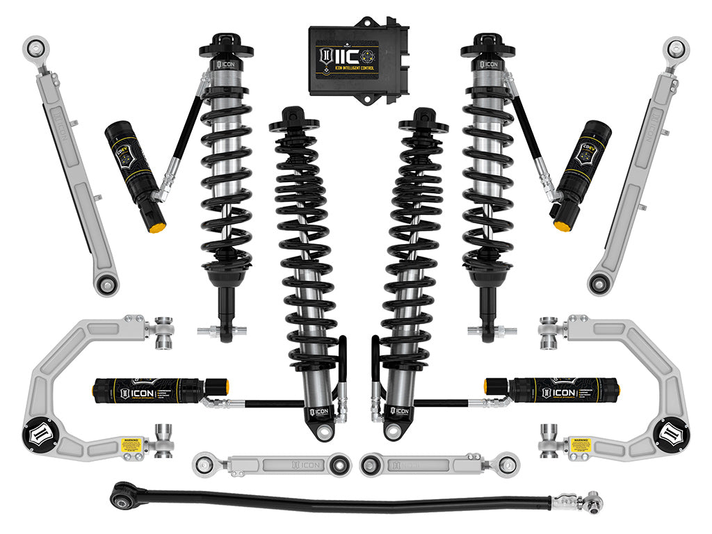 ICON 2021-2023 Ford Bronco, Non-Sasquatch, 3-4" Lift, Stage 8 Suspension System, Billet, Heavy Rate Rear Spring