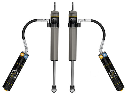 ICON 2022-2025 Toyota Tundra 0-1.5” Lift/2023-2025 Sequoia 0-4" Lift, Rear, V.S. 2.5 Aluminum Series Shock Absorbers, Remote Reservoir w/ CDXS, Pair