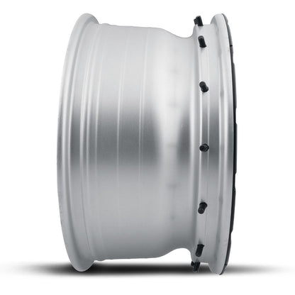ICON Alloys Hammer Pro, Silver Machined, 17 x 8.5 / 6 x 5.5, 0mm Offset, 4.75" BS