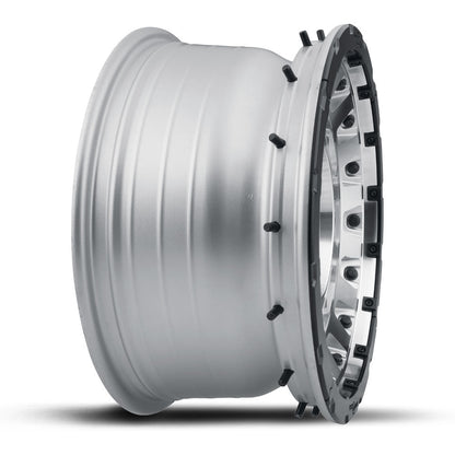 ICON Alloys Hammer Pro, Silver Machined, 17 x 8.5 / 5 x 5, -6mm Offset, 4.5" BS