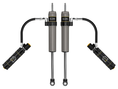 ICON 2024-2025 Toyota Tacoma, 0-1” Lift, Rear, V.S. 2.5 Aluminum Series Shock Absorbers, Remote Reservoir w/ CDEV, Pair