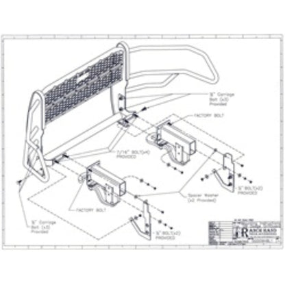 Ranch Hand Legend Series Grille Guard Fits Select 09-24 Dodge/Ram 1500 Model GGD09HBL1