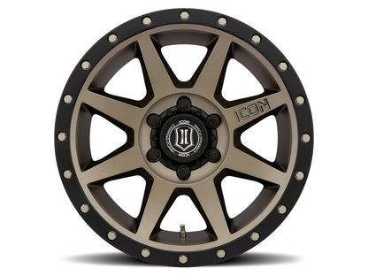 ICON Alloys Rebound, Bronze, 18 x 9 / 6 x 5.5, 0mm Offset, 5" BS