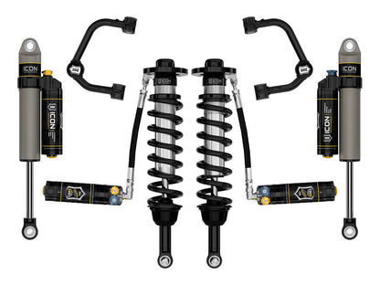 ICON 2021-2024 Ford F-150 4WD, 2.75-3.5" Lift, Stage 4 Suspension System, Tubular, CDXS