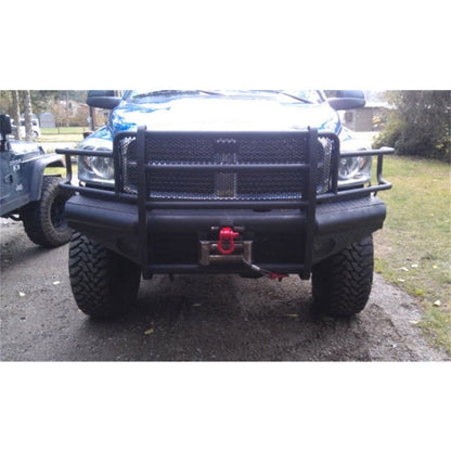 Ranch Hand Sport Series Winch Ready Front Bumper W/ Grille Guard Fits Select 06-09 Dodge/Ram 1500/2500/3500 Model FBD065BLR