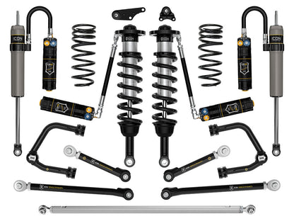 ICON 2024-2025 Toyota Tacoma 1.25-3" Lift, Stage 12 Suspension System, Tubular
