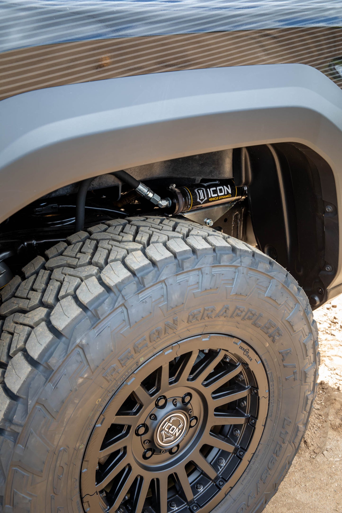 ICON 2024-2025 Toyota Tacoma 1.25-3" Lift, Stage 7 Suspension System, Tubular