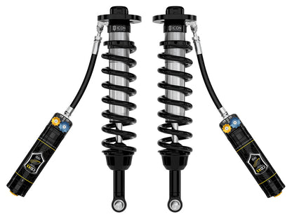 ICON 2022-2025 Toyota Tundra 1.25-3.5" Lift/2023-2025 Sequoia 3-4.5" Lift, Front, V.S. 2.5 Series Coilover Kit, Remote Reservoir w/ CDXS, Pair