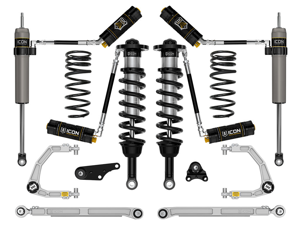 ICON 2024-2025 Toyota Tacoma 1.25-3" Lift, Stage 8 Suspension System, Billet, Triple Rate Rear Springs