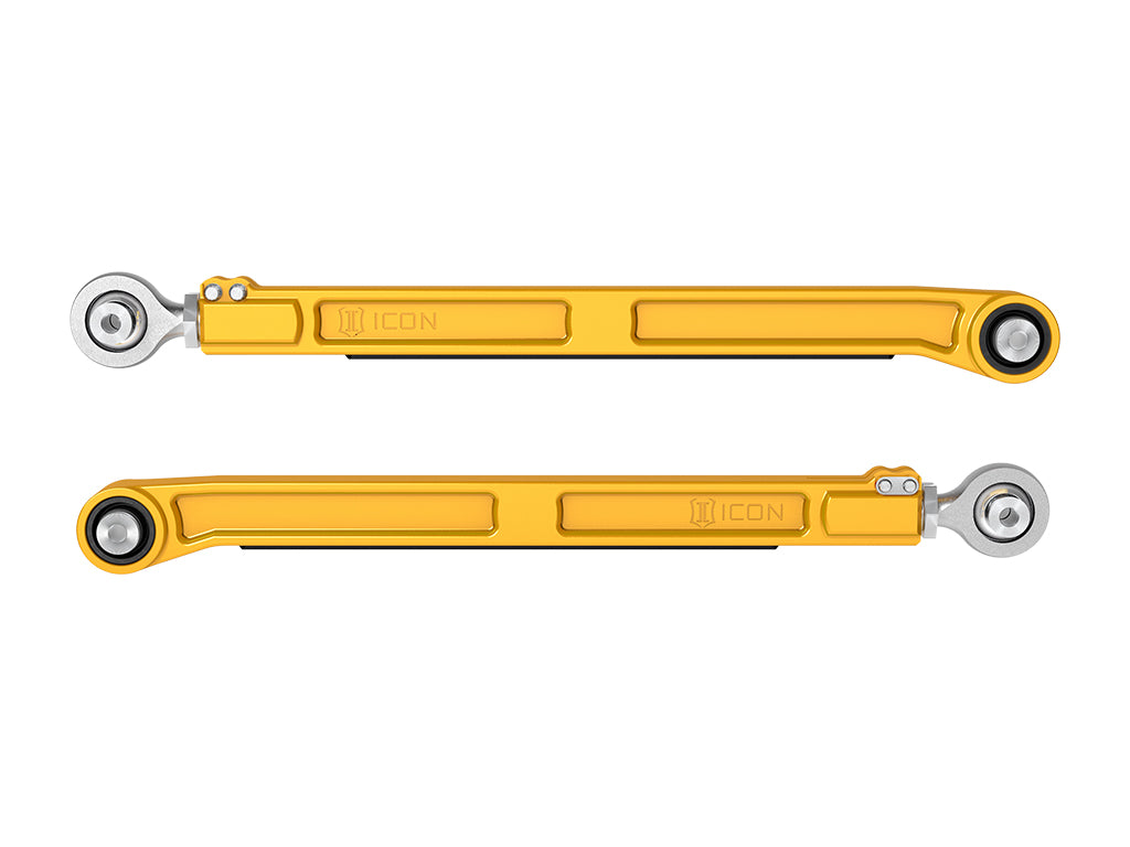 ICON 2022-2025 Toyota Tundra/2023-2025 Toyota Sequoia/2024-2025 Toyota Tacoma, Rear, Billet Lower Link Kit, Gold Anodizing