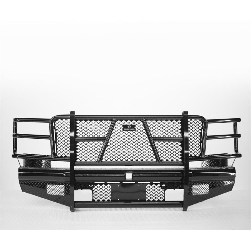 Ranch Hand Legend Series Front Bumper W/ Grille Guard Fits Select 07-10 Chevrolet Silverado 2500 HD/3500 HD Model FBC081BLR