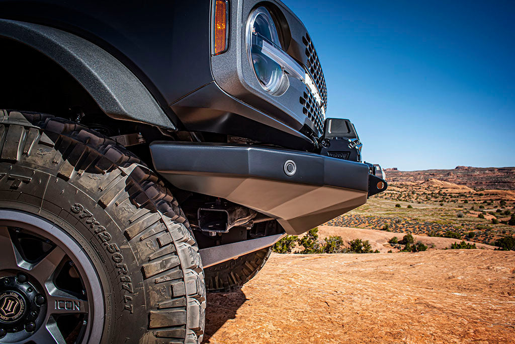 ICON Impact Armor 2021-2023 Ford Bronco Pro Series Front Winch Bumper